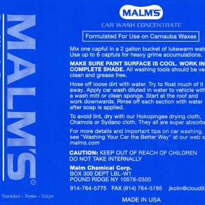 Malm’s Car Wash Concentrate – 8 oz